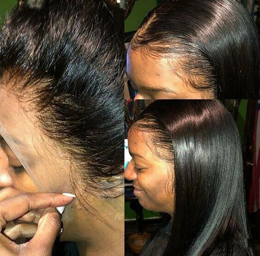 13x6 HD Lace Frontal Wig 13x4 Lace Front Human Hair Wigs Lemoda Remy Wig For Women 34 32 Inch Straight Transparent Lace Wig