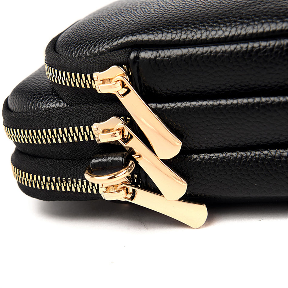 High Quality Leather Elegnat Female Shell Bag Purses Handbags Luxury Designer Shoulder Crossbody Messenger Bags Women Wallet Sac