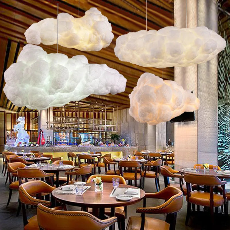 Cloud Cotton Pendant Lamp For Living Room, Bedroom And Dining Room - Creative Room Decoration, Indoor Lighting, Pendant Lamp