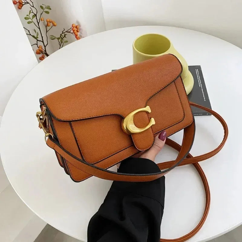 2025New Women's Small SquareBag Stylish Handbag with Exquisite Craftsmanship for Oblique and Shoulder Carry Versatile and Trendy