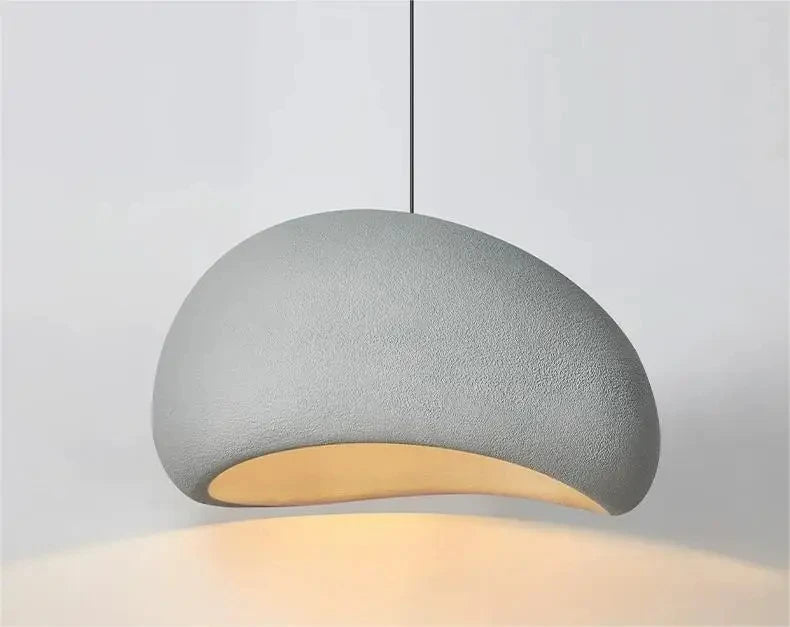 Nordic Wabi Sabi Ceiling Chandelier Modern E27 LED Dining Table Pendant Lights for Living Room Bedroom Loft Decor Hanging Lamp