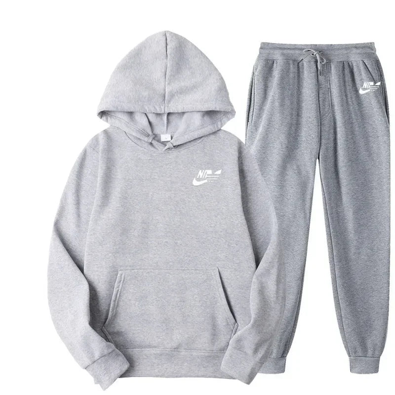2024 Spring Autumn Men Casual Two Piece Sets Sweatshirts Men Women Street Los Fashion Printed Sports Suit
