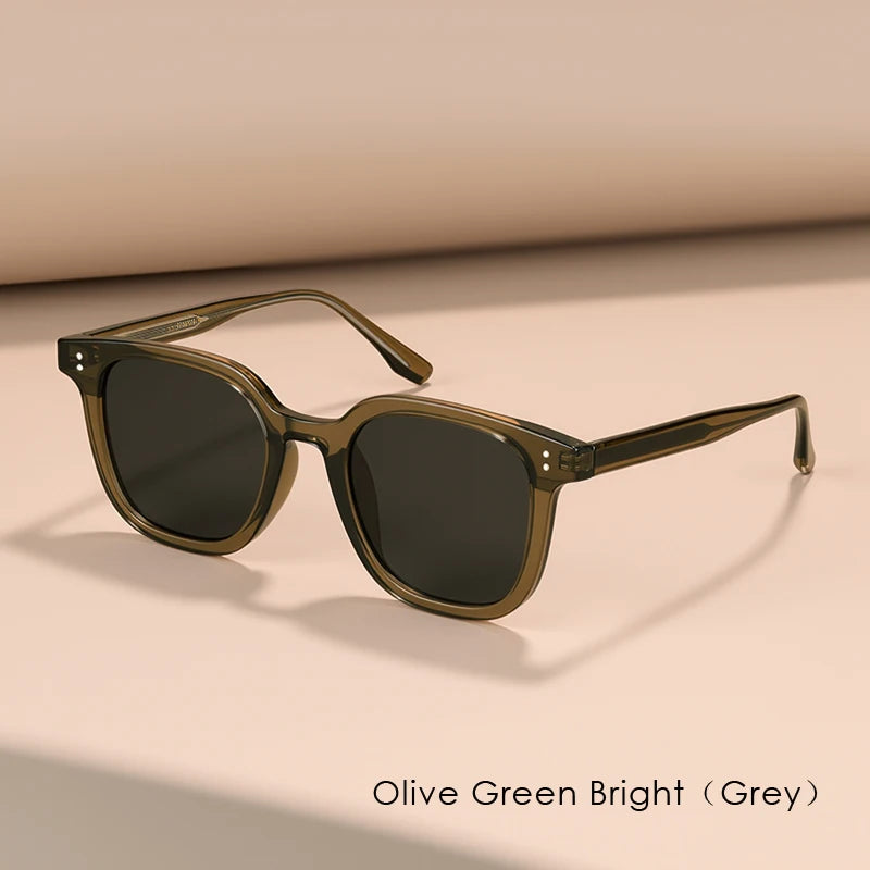 2025 Classic Vintage UV400 Polarized Square Sunglasses Men's Glasses Female Outdoors Eyewear Sunglass Luxury Women's Eyepieces
