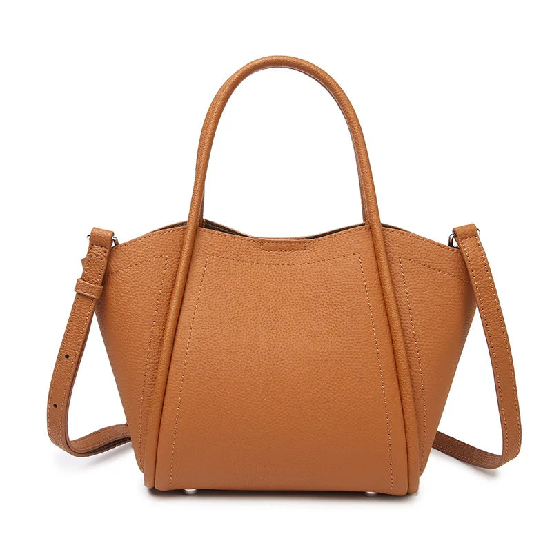 Luxury Designer Women's Bags 2025 New Genuine Leather Handbag Women Shoulder Bag High Quality Cow Leather Female Crossbody Bags