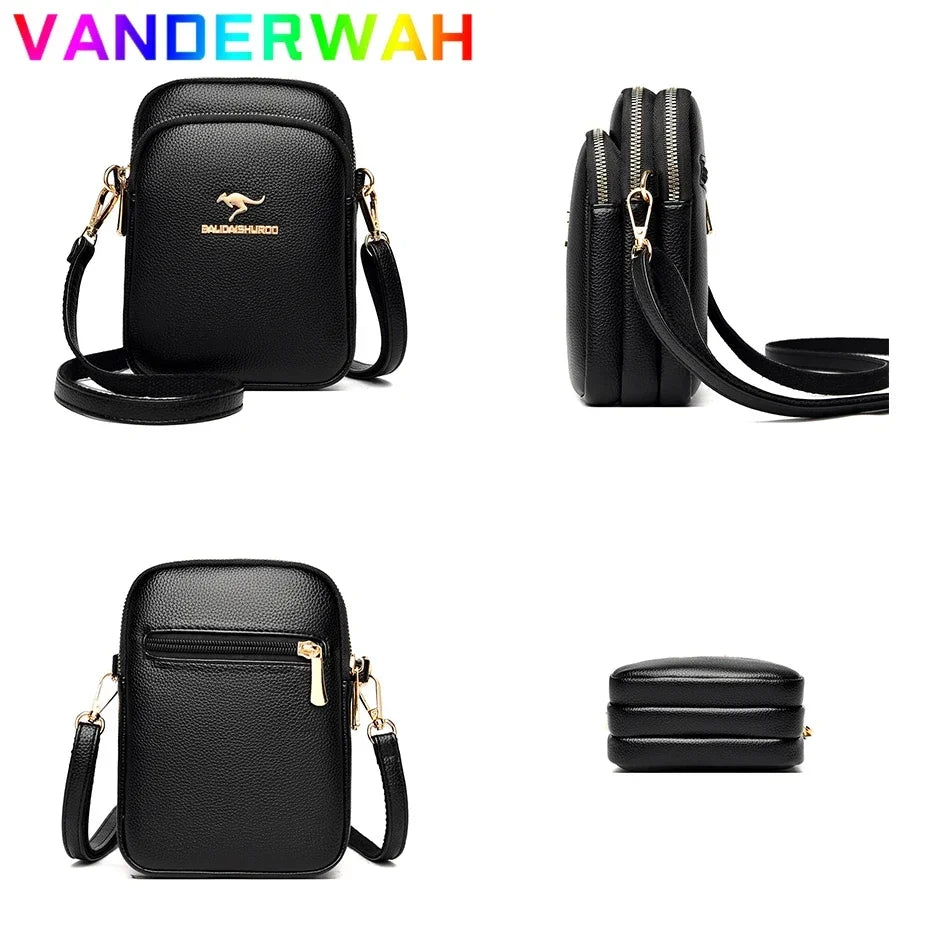 High Quality Leather Elegnat Female Shell Bag Purses Handbags Luxury Designer Shoulder Crossbody Messenger Bags Women Wallet Sac