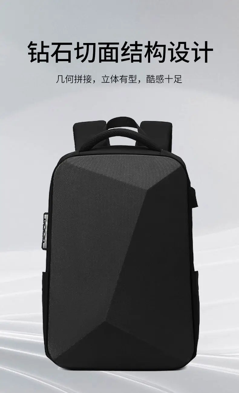 ABS EVA Hard Shell Fashion Multifunction  Series Backpack Men Anti Theft Waterproof Laptop Backpack Business Travel Backpack Hot