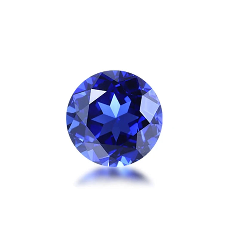 loose Cut Sapphire Corundum Gemstone Spinel Royal Blue Cornflower Loose Stone Rings DIY Making Jewelry Blue Gem Gifts