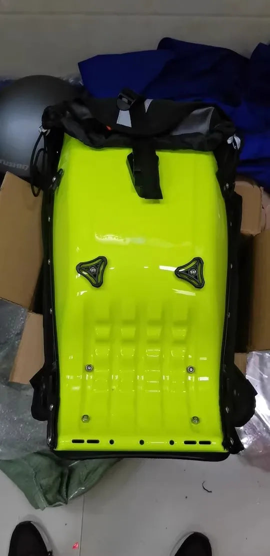 25L Motorcycle Riding Hard Shell Luggage Backpack Shoulder Waterproof Motocross/Moto Racing Protective Drop ABS Tank Bags