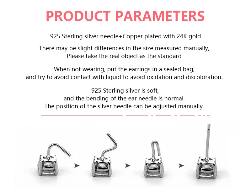 925 Sterling Silver Needle Lightning Pendant Earrings Charming Pave Crystal Gold Hoop Earrings for Women Fashion Jewelry Gifts