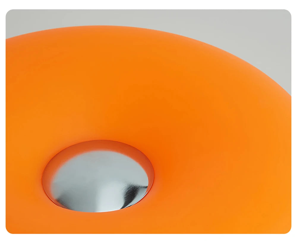 Bauhaus table lamp USB plug bedroom bedside lamp living room dining room decoration donut ambient light(Not glass)