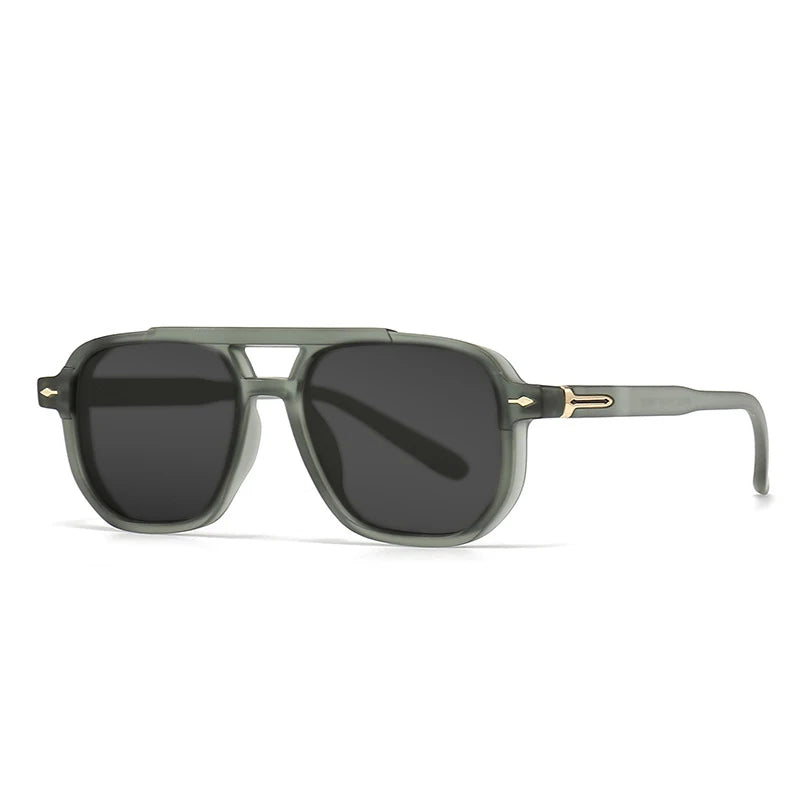 2025 New Fashion Anti Blue Light Myopia Sunglasses for Men‘s Double Beam Retro Brand Design Women's Driving Fishing Sunglasses