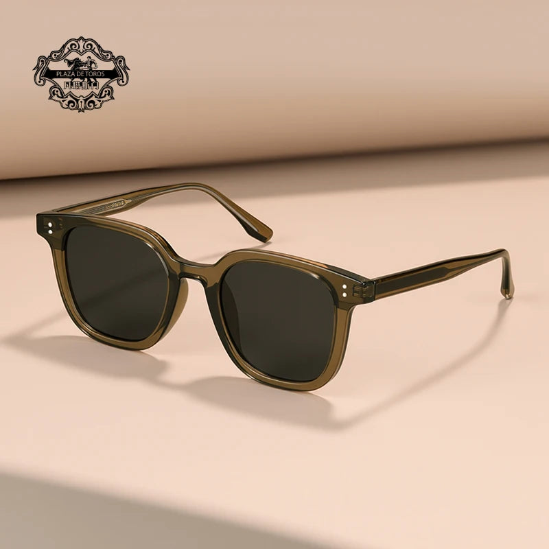 2025 Classic Vintage UV400 Polarized Square Sunglasses Men's Glasses Female Outdoors Eyewear Sunglass Luxury Women's Eyepieces