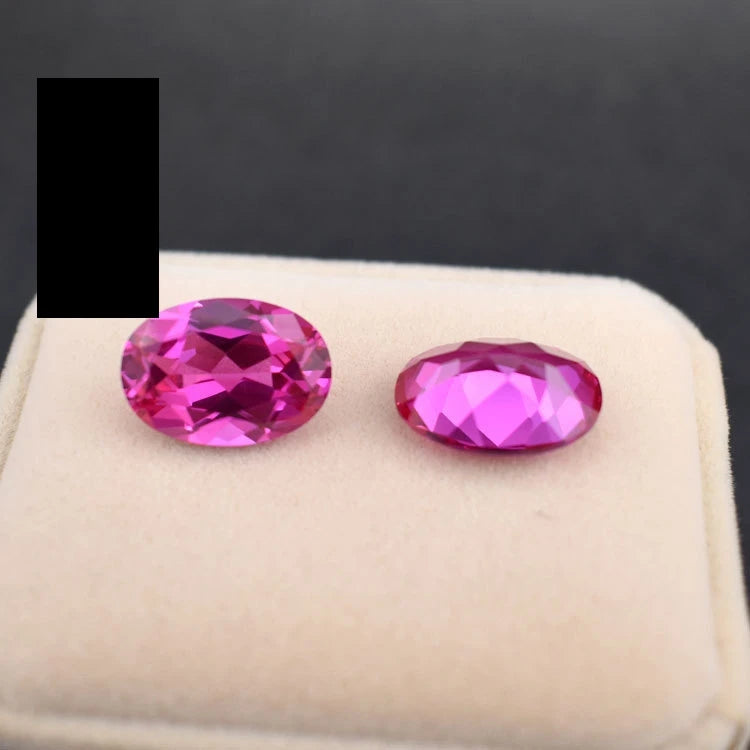 Boxed Premium Natural Pink Ruby Round Cut For Gem Collecting And Jewelry Making VVS Loose Gemstones Various Sizes