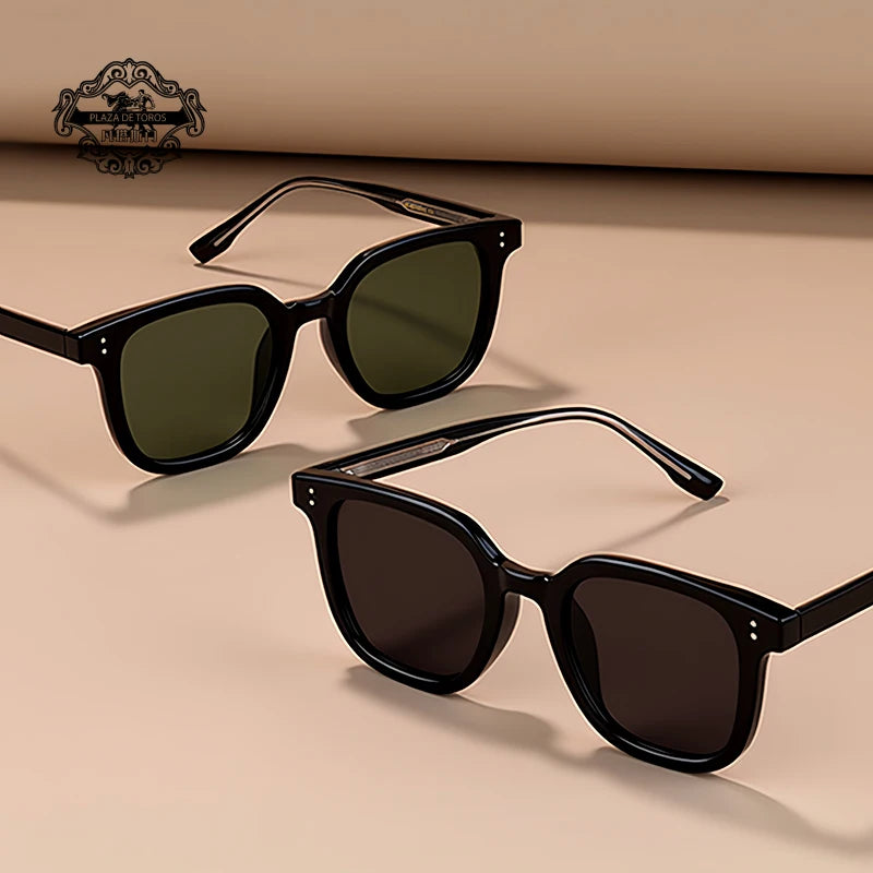 2025 Classic Vintage UV400 Polarized Square Sunglasses Men's Glasses Female Outdoors Eyewear Sunglass Luxury Women's Eyepieces