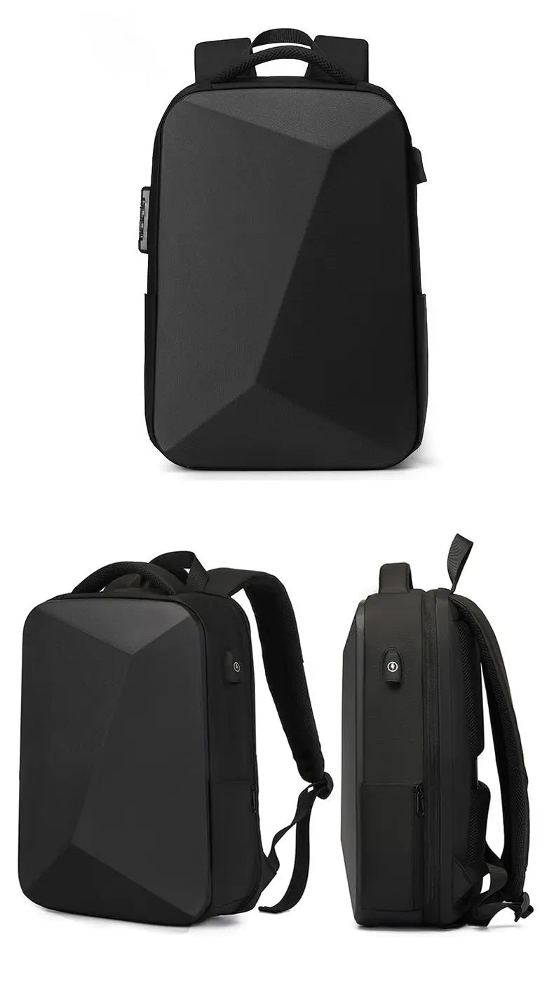 ABS EVA Hard Shell Fashion Multifunction  Series Backpack Men Anti Theft Waterproof Laptop Backpack Business Travel Backpack Hot