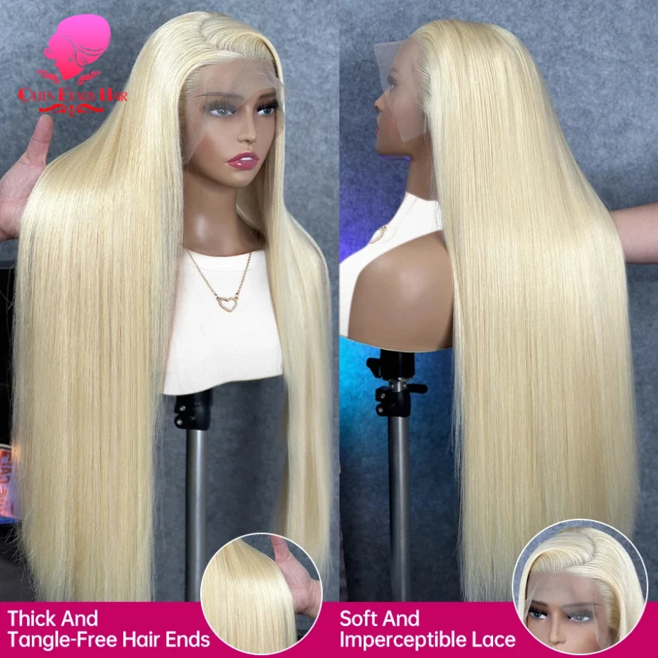 38 Inches 250 Density 360 Lace Frontal Wigs Straight Lace Frontal Wig 13x4 13x6 Blonde 613 Lace Front Human Hair Wigs For Women
