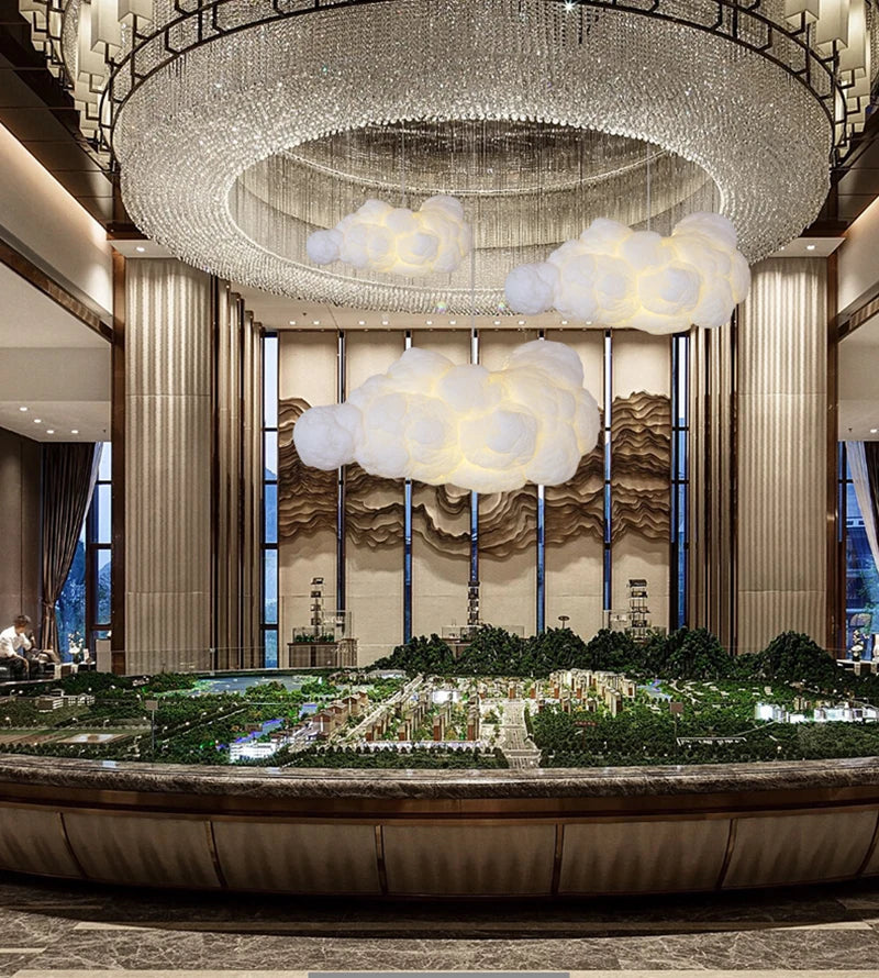 Cloud Cotton Pendant Lamp For Living Room, Bedroom And Dining Room - Creative Room Decoration, Indoor Lighting, Pendant Lamp