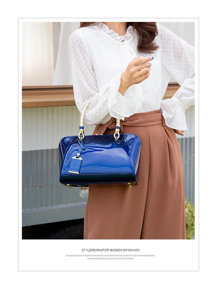 iny New 2025 Women's Boston Bag Faionable oulder Crossbody Leather Handbag Street Cool Sle Zipper Closure ex