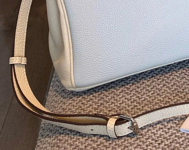 casual tote handbag women luxury leather bucket shoulder bag 2025 new designer fashion Large capacity office shopping slant bag