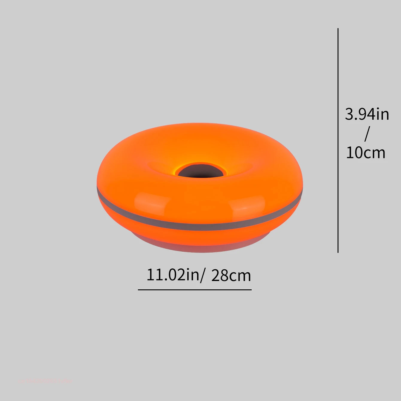 Bauhaus table lamp USB plug bedroom bedside lamp living room dining room decoration donut ambient light(Not glass)