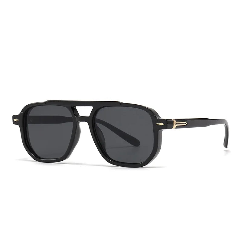 2025 New Fashion Anti Blue Light Myopia Sunglasses for Men‘s Double Beam Retro Brand Design Women's Driving Fishing Sunglasses