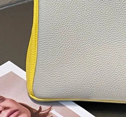 casual tote handbag women luxury leather bucket shoulder bag 2025 new designer fashion Large capacity office shopping slant bag