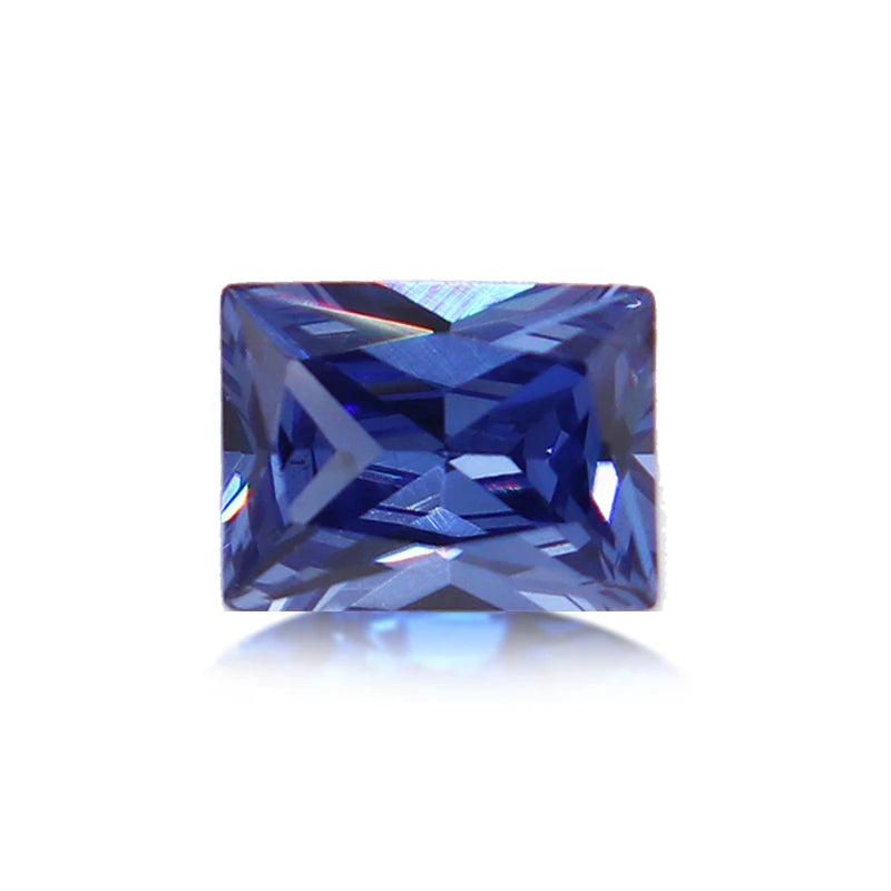 loose Cut Sapphire Corundum Gemstone Spinel Royal Blue Cornflower Loose Stone Rings DIY Making Jewelry Blue Gem Gifts