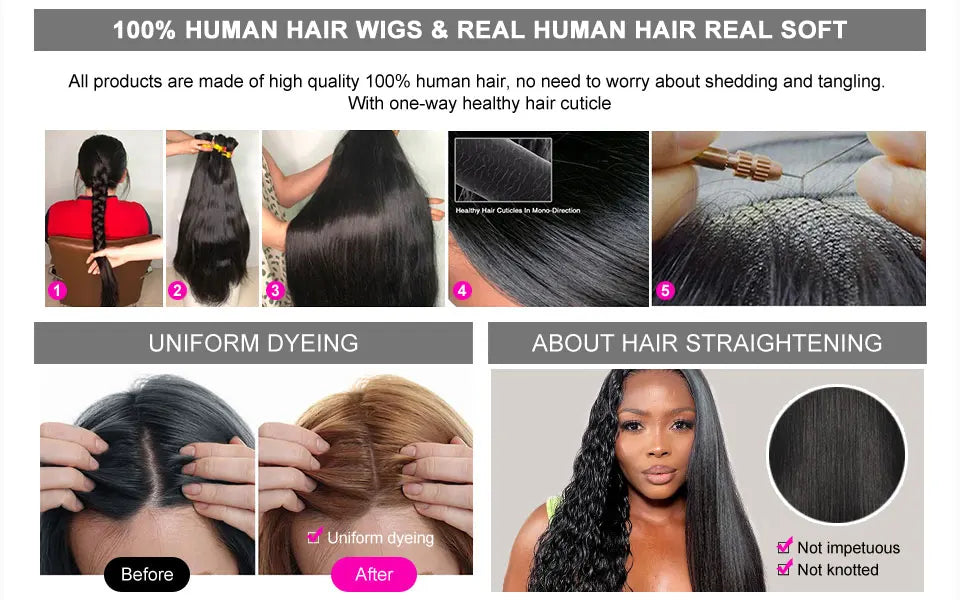 KissLove Body Wave 13x4/13x6 HD Lace Front Human Hair Wigs Pre Plucked 5x5 HD Lace Closure Wigs 360 Human Hair Lace Frontal Wig