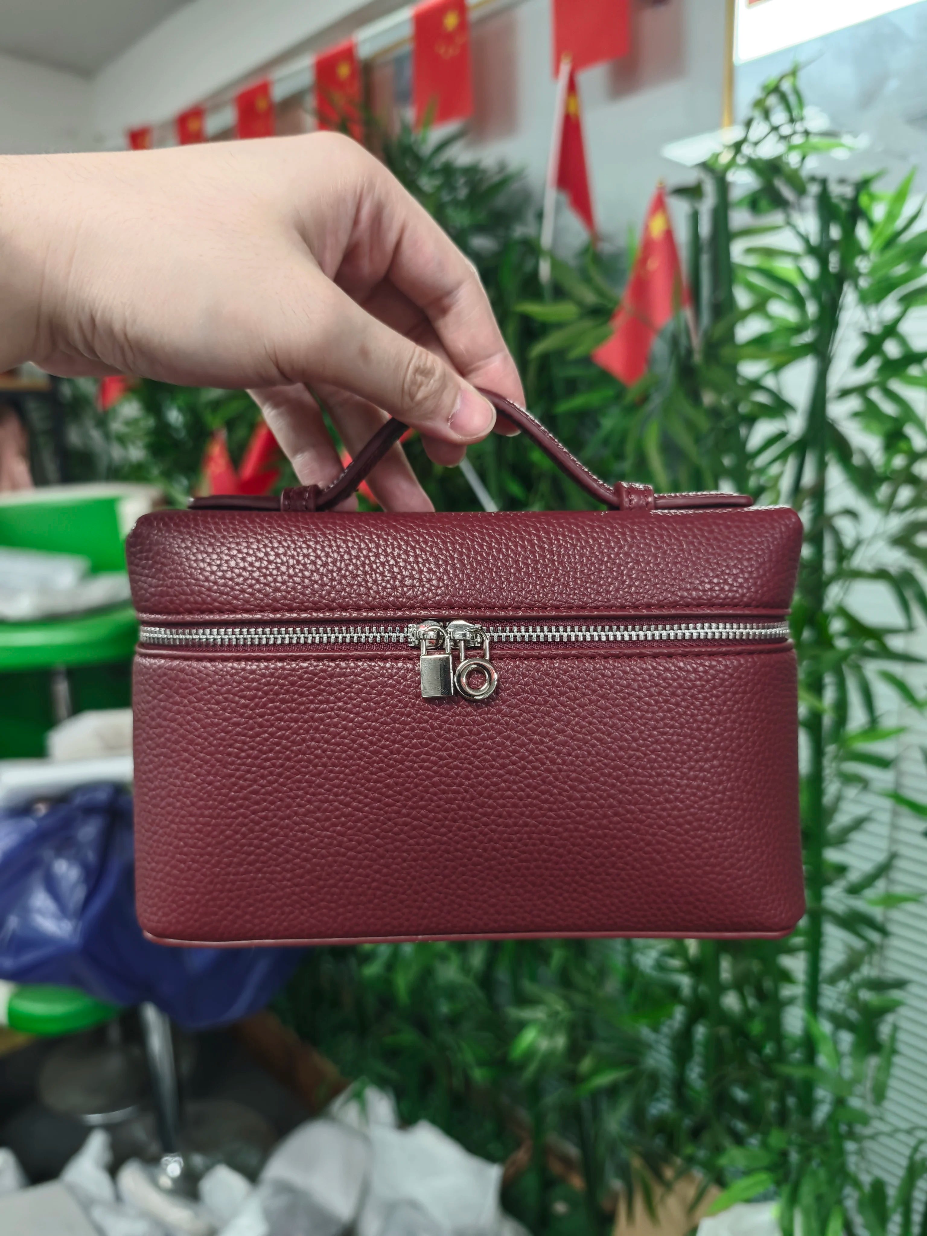 Fashion Brand Women Handbags 2024 Luxury Small Box Bucket Bag High Quality Ostrich PU Leather Single Shoulder Bags