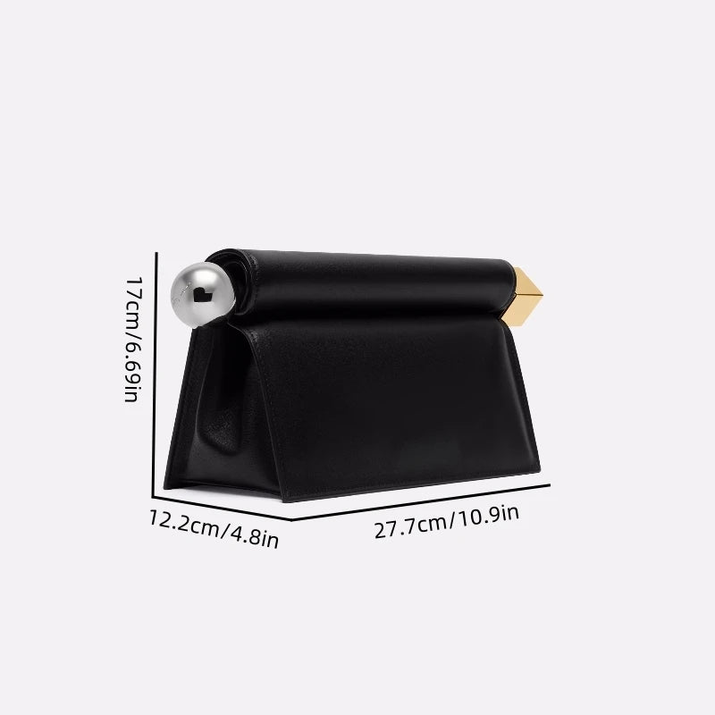 Luxury Designer Handbag for Women, New Fashion Take-out Clutch with Metal, Dreses Purses Prom Bag for Ladies, Premium Style