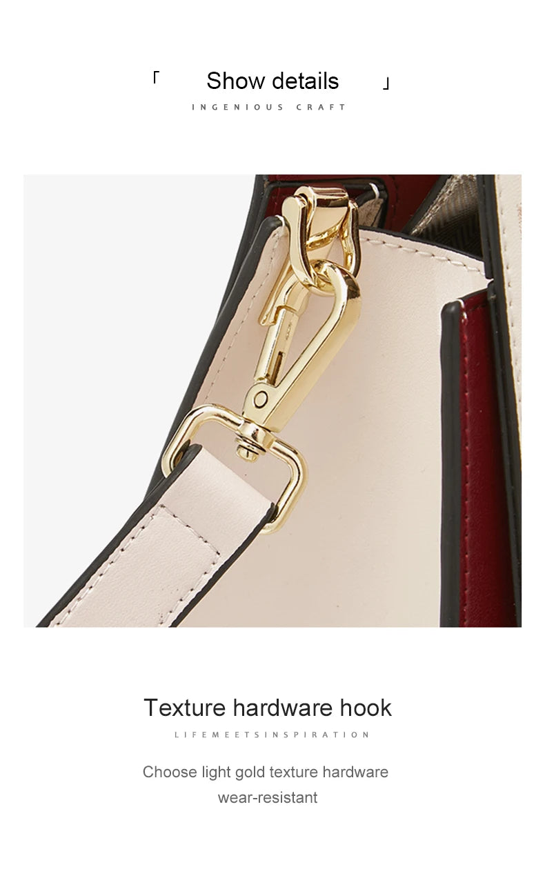 FOXER Split Leather 2025 Autumn Winter New Large Tote Handbag Women's Shoulder Bag Chinese Classic Embroidery Best Gift for Mom