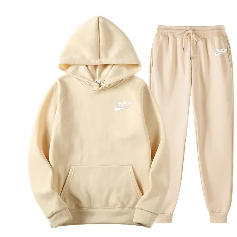 2024 Spring Autumn Men Casual Two Piece Sets Sweatshirts Men Women Street Los Fashion Printed Sports Suit