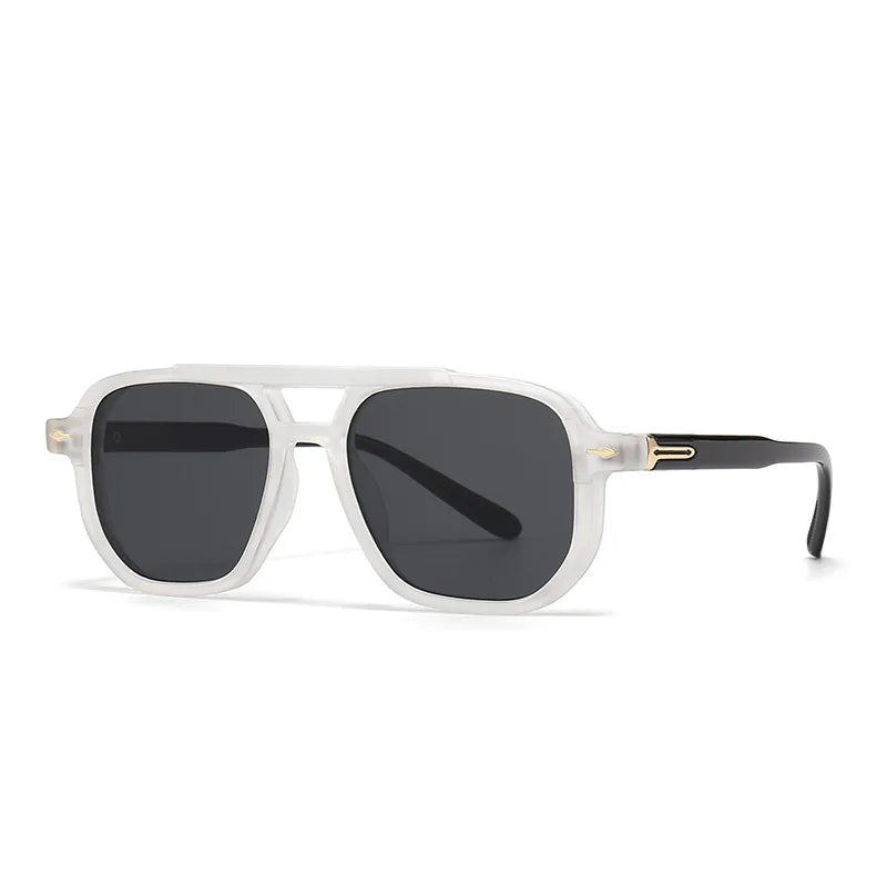 2025 New Fashion Anti Blue Light Myopia Sunglasses for Men‘s Double Beam Retro Brand Design Women's Driving Fishing Sunglasses