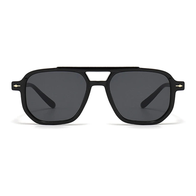 2025 New Fashion Anti Blue Light Myopia Sunglasses for Men‘s Double Beam Retro Brand Design Women's Driving Fishing Sunglasses