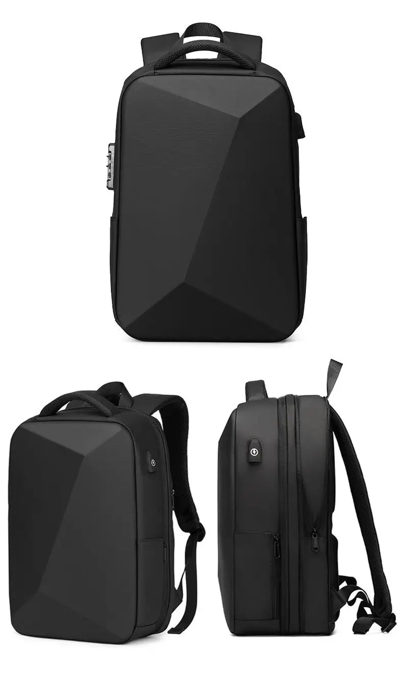 ABS EVA Hard Shell Fashion Multifunction  Series Backpack Men Anti Theft Waterproof Laptop Backpack Business Travel Backpack Hot