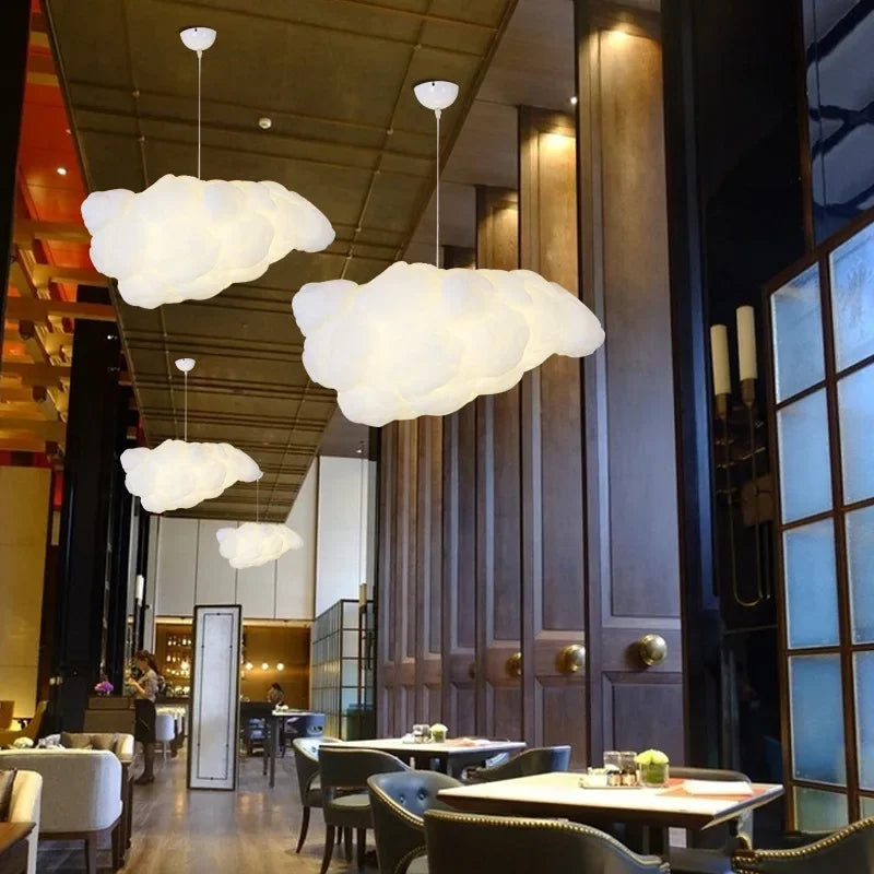 Cloud Cotton Pendant Lamp For Living Room, Bedroom And Dining Room - Creative Room Decoration, Indoor Lighting, Pendant Lamp