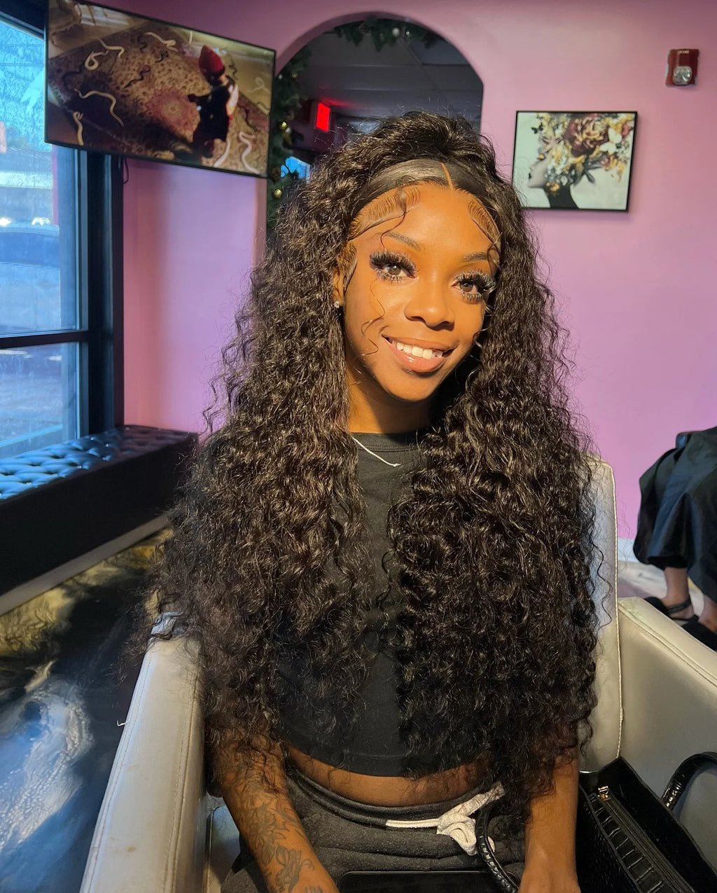 Water Wave Glueless Wig Human Hair Curly 13x6 HD Frontal Wig 250% Deep Wave Lace Front Wigs Wear Go 7x5 HD Lace Closure Wig Sale