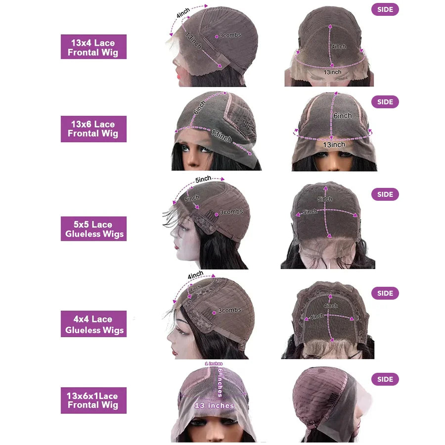 Lace Front Wigs Human Hair Wig For Woman 13x4 Deep Curly Lace Front Wig Human Hair Pre Plucked With Baby Hair  Lace Frontal Wigs