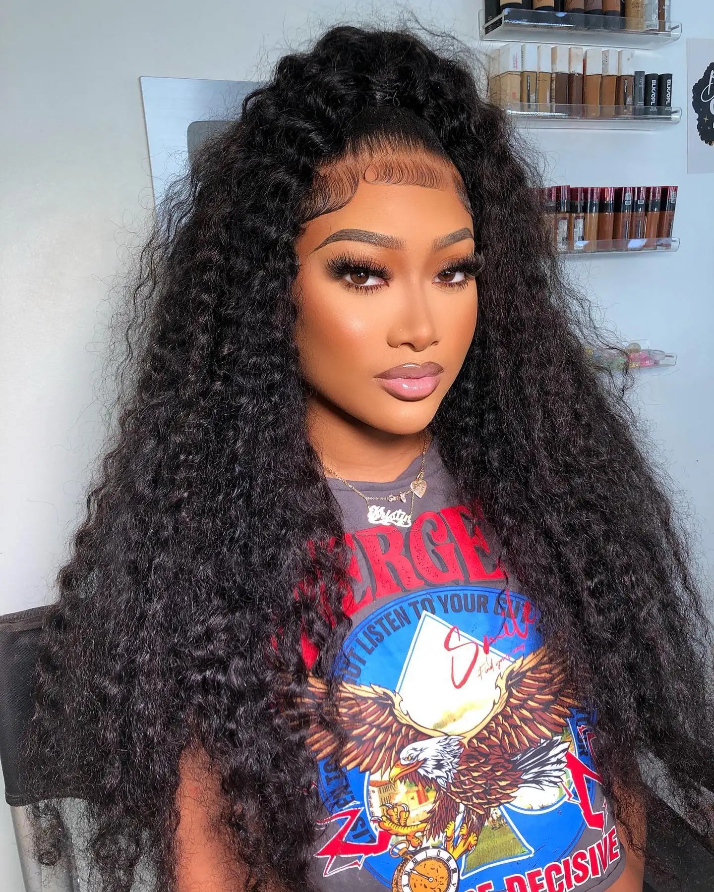 Water Wave Glueless Wig Human Hair Curly 13x6 HD Frontal Wig 250% Deep Wave Lace Front Wigs Wear Go 7x5 HD Lace Closure Wig Sale