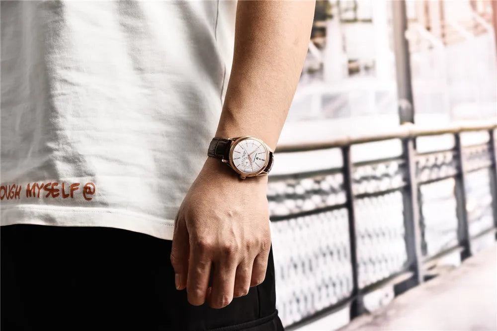 PAGANI DESIGN Men Quartz Wristwatches Luxury Sapphire Glass Diver Watch Men 200m Waterproof Date Clock Business Watch For Men