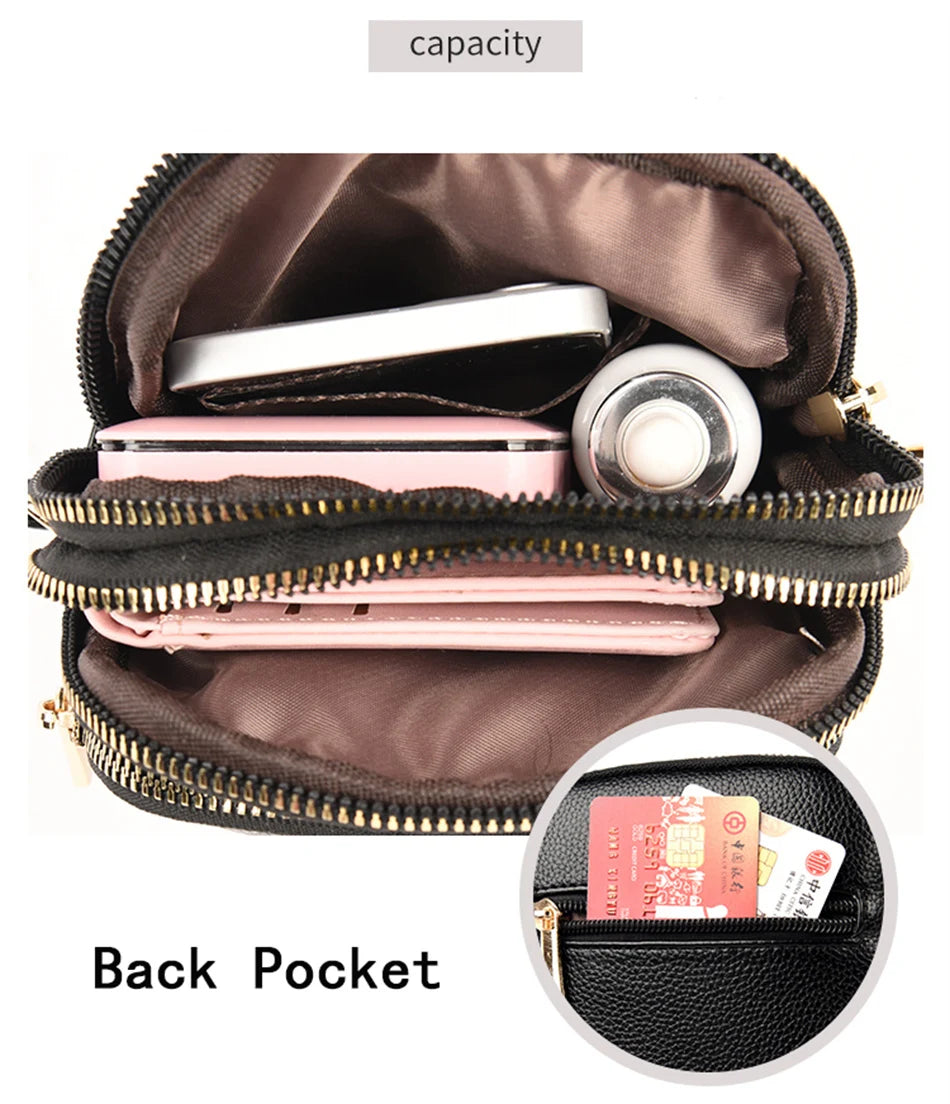 High Quality Leather Elegnat Female Shell Bag Purses Handbags Luxury Designer Shoulder Crossbody Messenger Bags Women Wallet Sac