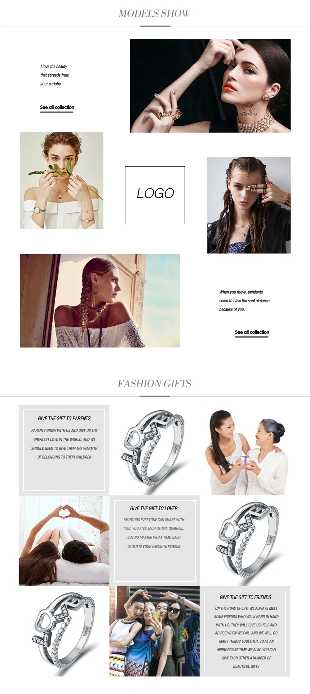 Fashion Crystal Bride Jewelry Set Rhinestone Silver-plated Wedding Dress Banquet Necklace Earring Set Ladies Gift