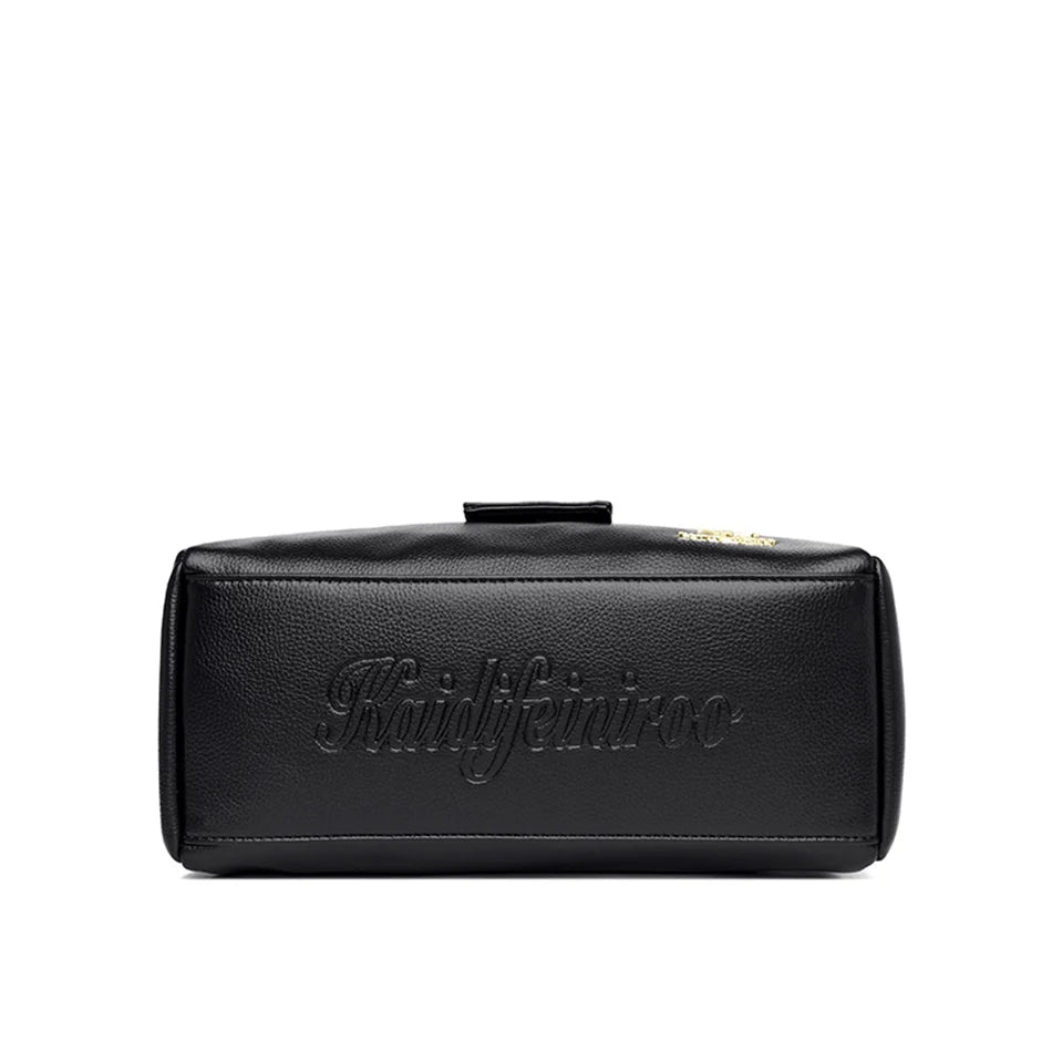 Women Multi-layers Top-handle Bag Quality Leather Handbags Purses Female Luxury Designer Large Capacity Boston Ladies Sac A Main