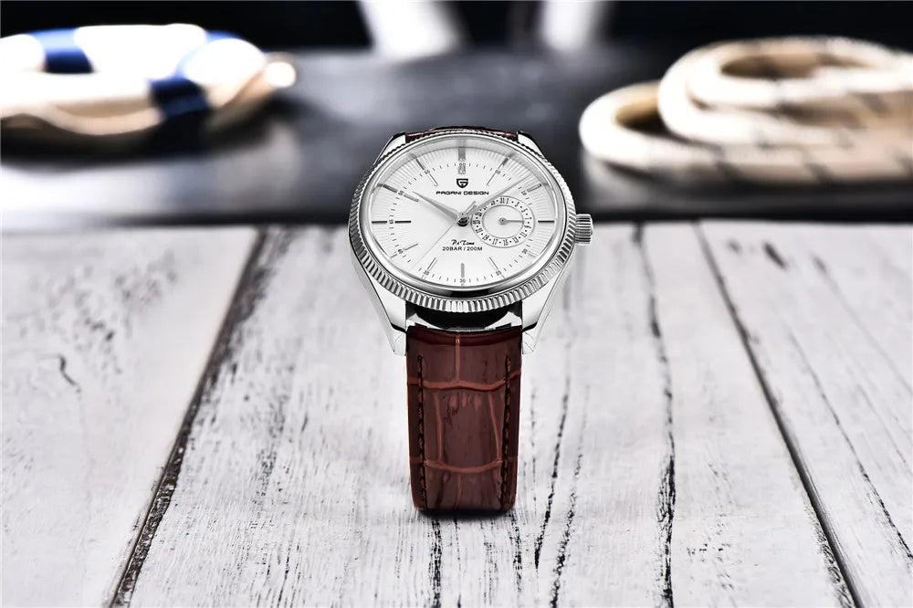 PAGANI DESIGN Men Quartz Wristwatches Luxury Sapphire Glass Diver Watch Men 200m Waterproof Date Clock Business Watch For Men