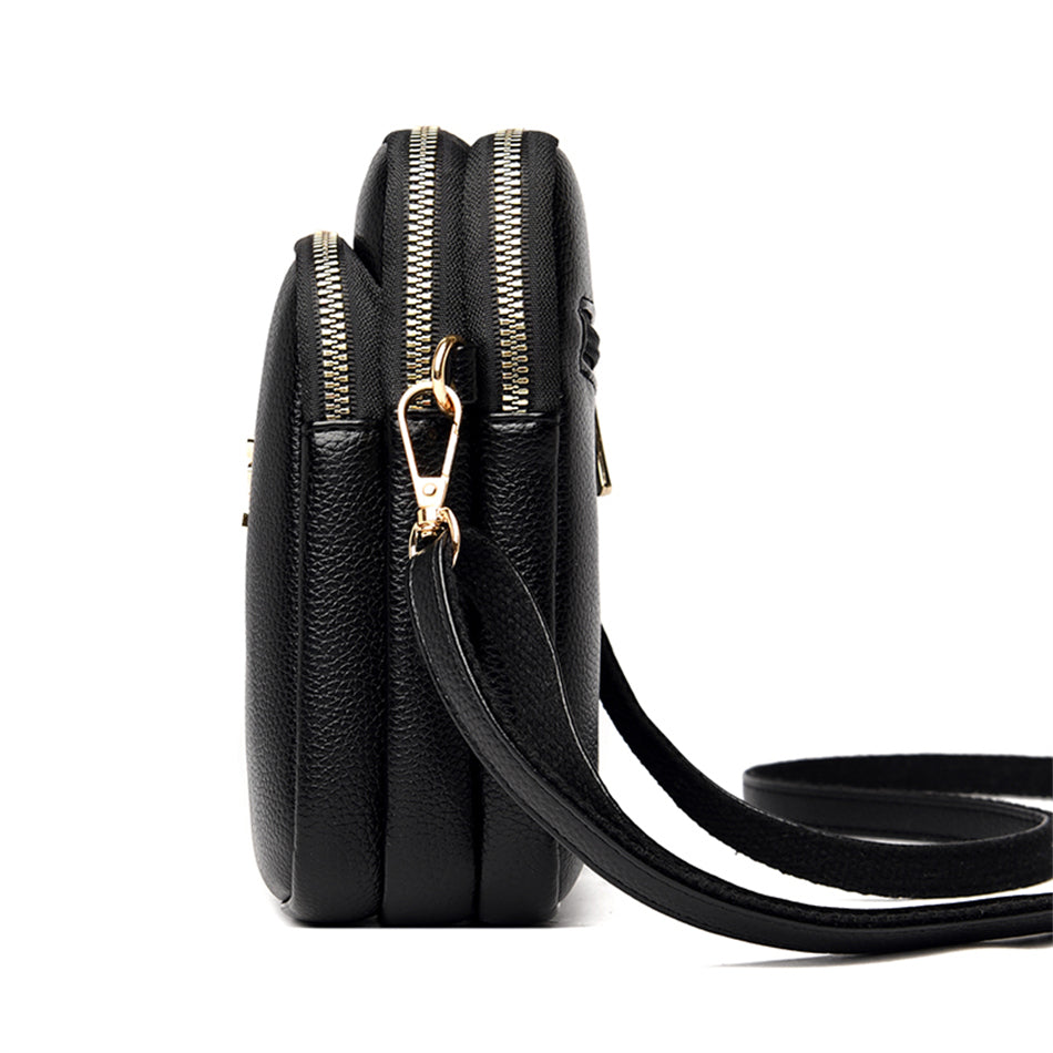 High Quality Leather Elegnat Female Shell Bag Purses Handbags Luxury Designer Shoulder Crossbody Messenger Bags Women Wallet Sac