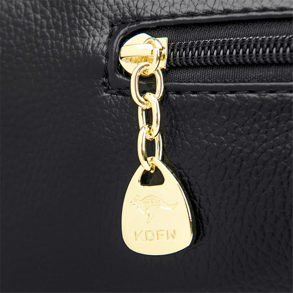 Women Multi-layers Top-handle Bag Quality Leather Handbags Purses Female Luxury Designer Large Capacity Boston Ladies Sac A Main