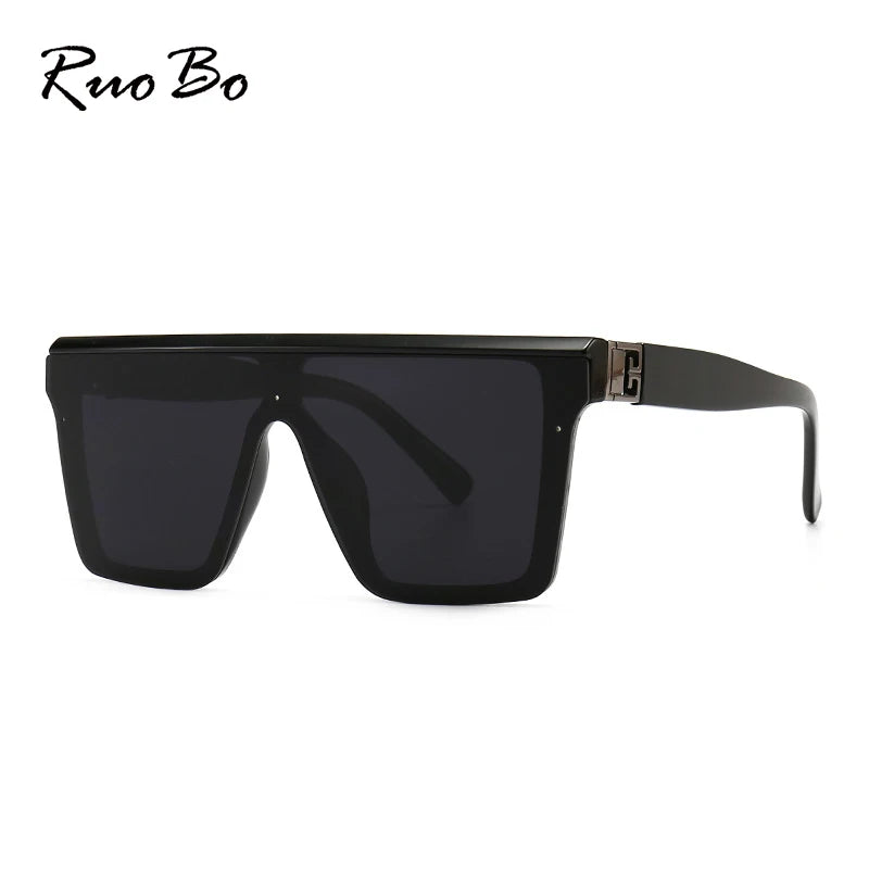RUOBO Fashion Driving Fishing Sunglasses For Men Women Gradient Len Unisex Luxury Oversize Eyewear Goggles UV400 Gafas De Sol
