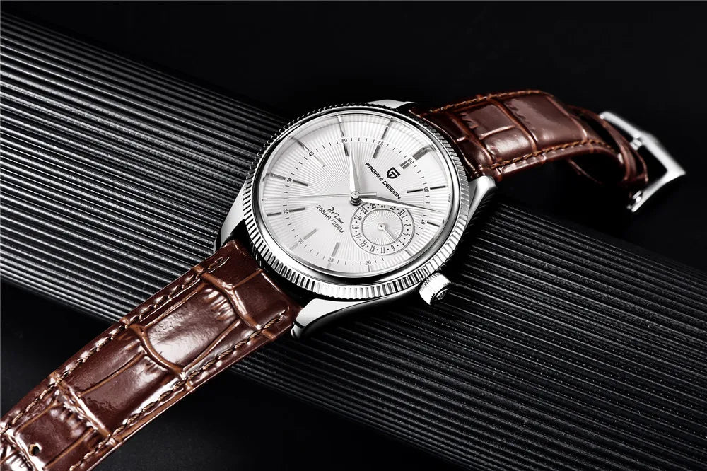 PAGANI DESIGN Men Quartz Wristwatches Luxury Sapphire Glass Diver Watch Men 200m Waterproof Date Clock Business Watch For Men