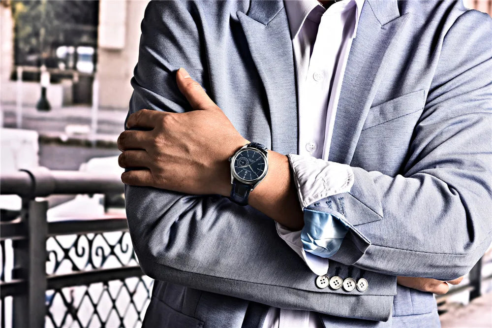 PAGANI DESIGN Men Quartz Wristwatches Luxury Sapphire Glass Diver Watch Men 200m Waterproof Date Clock Business Watch For Men