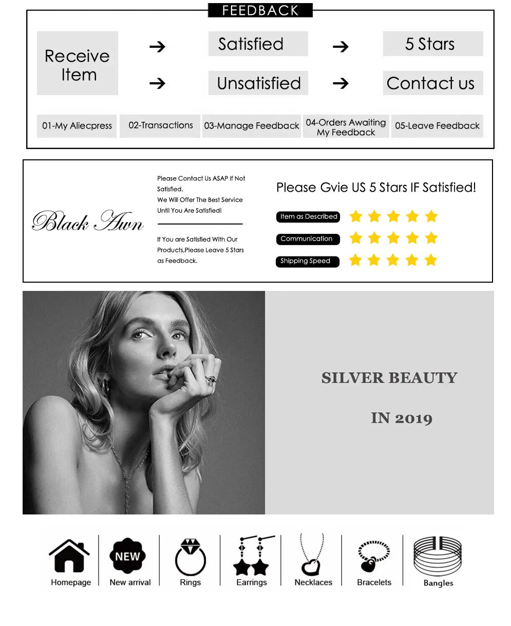 ANDYWEN 925 Sterling Silver Gold Plain 5mm 6mm 7mm 8mm 9mm 10mm Huggies Piercing Clips Hoop Luxury Clips Pendiente Loops Earring